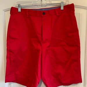 Brooks Brothers Vibrant Red Flat Front Shorts